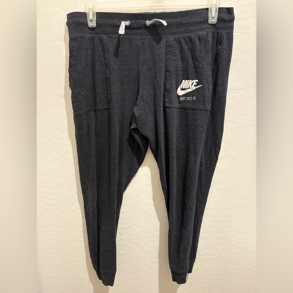 Nike Dark Gray/Black Lightweight Jogger Sweatpants